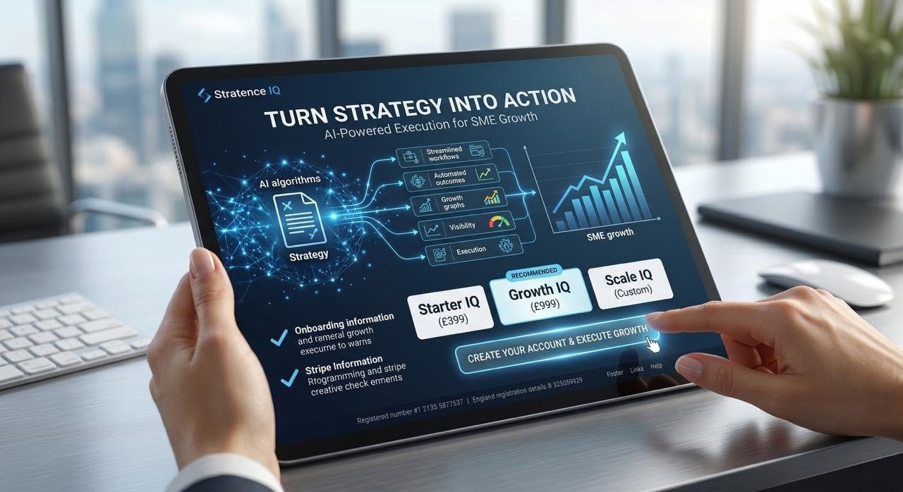 Stratence IQ Dashboard Screenshot